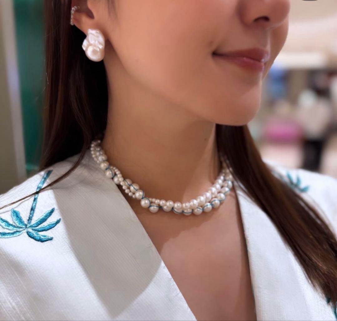 MAAYAバロックパールピアス