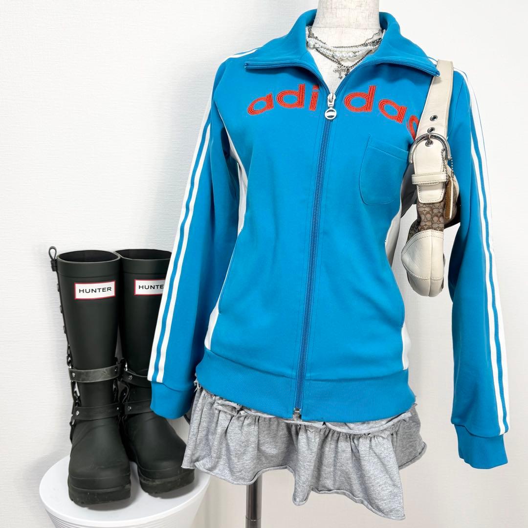 まとめ売り　00s adidas リニアロゴ ちびポケット トラックジャケット