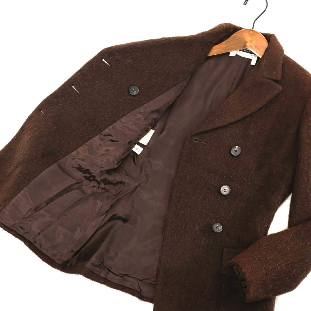 H4637◾️サルヴァトーレフェラガモ　モヘアウール　ダブルジャケット　Y2K