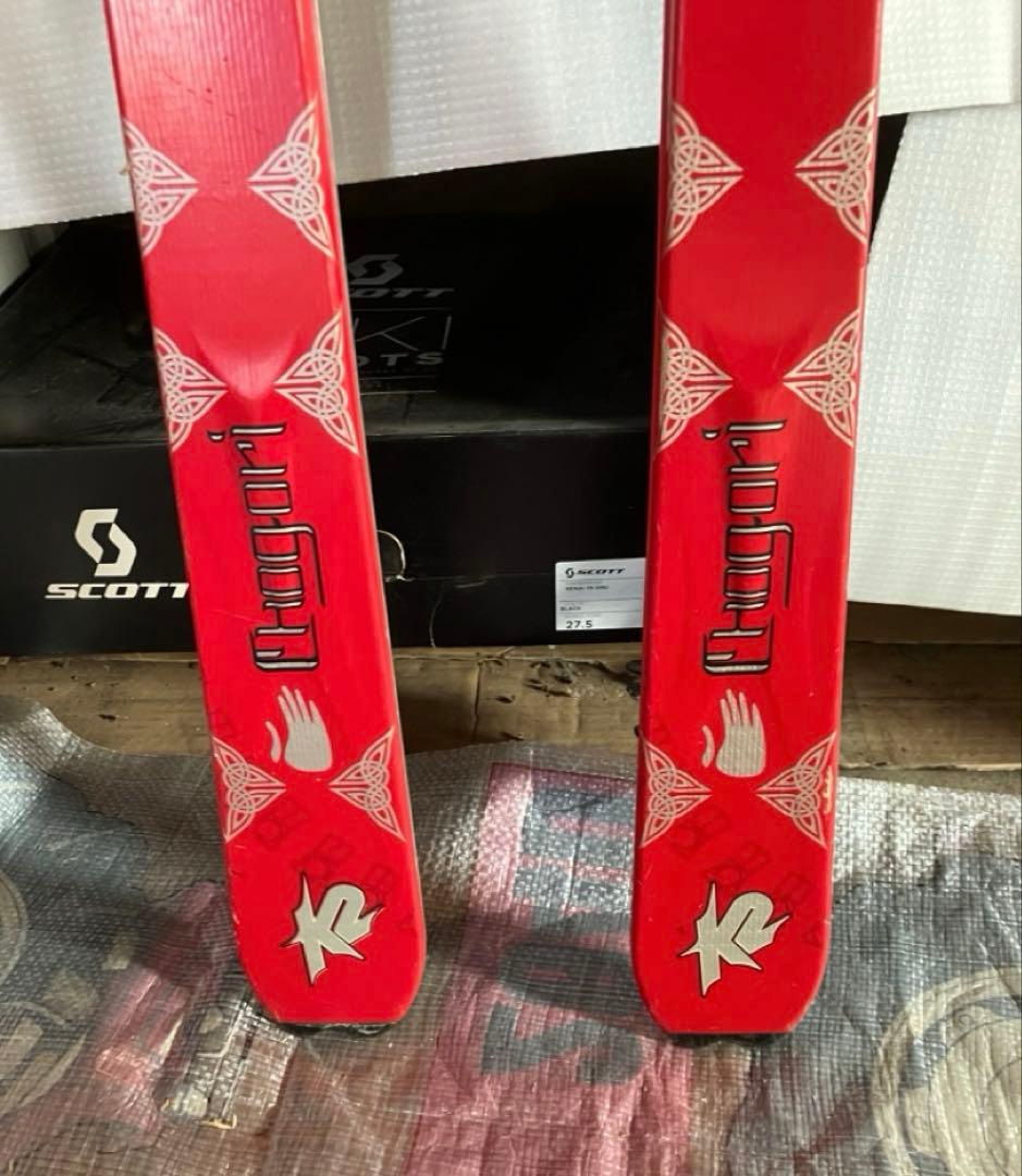 テレマークスキー板　K2 Chogori 167㎝　ビンディング付き