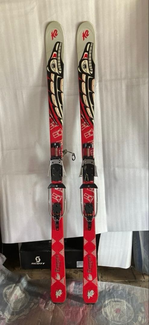 テレマークスキー板　K2 Chogori 167㎝　ビンディング付き