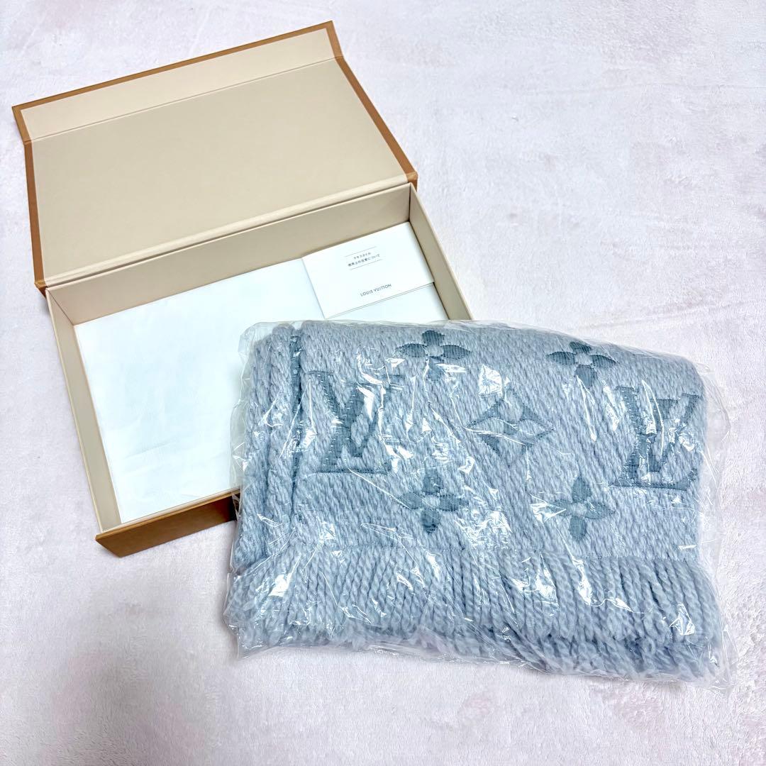 LOUIS VUITTON ルイヴィトン マフラー エシャルプ ロゴ・マニア