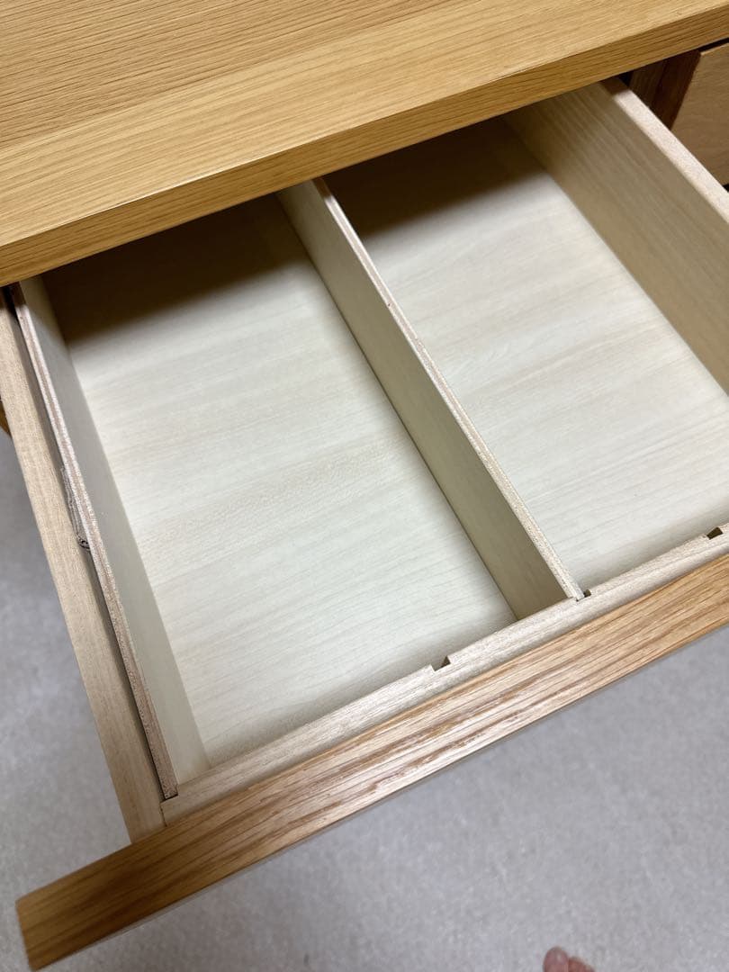無印良品 木製チェスト4段 オーク材