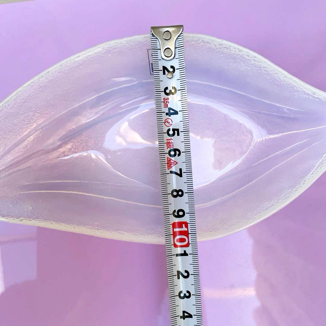 カメイガラス　ほたる花　マクベスエバンス　ペタルウェア　オーバルプラッター