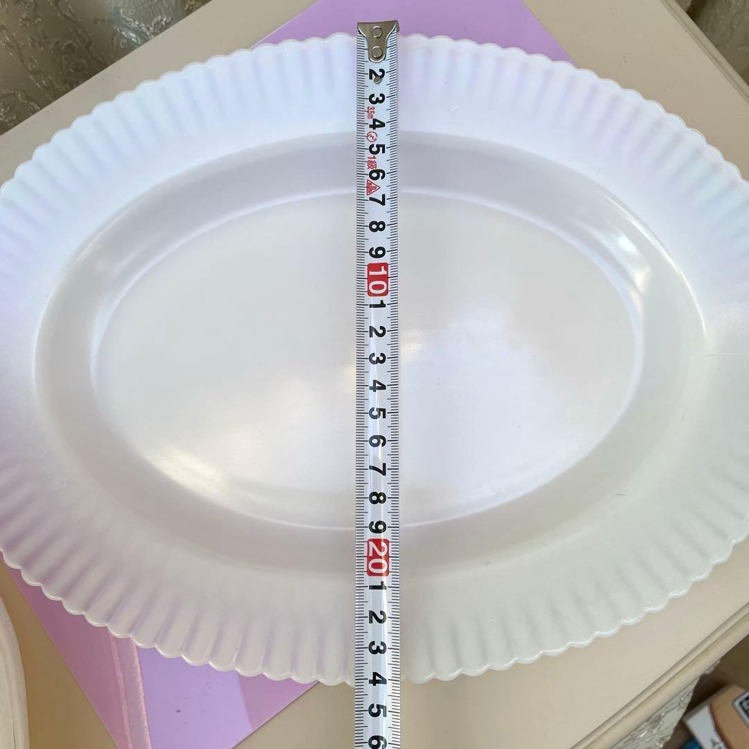 カメイガラス　ほたる花　マクベスエバンス　ペタルウェア　オーバルプラッター