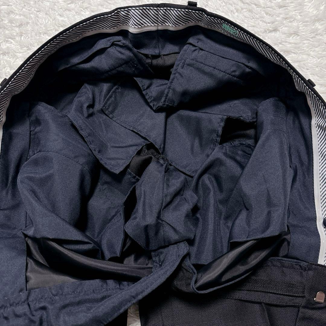 フィンテス 3ピース スーツ セットアップ Super110's 黒 A6 L