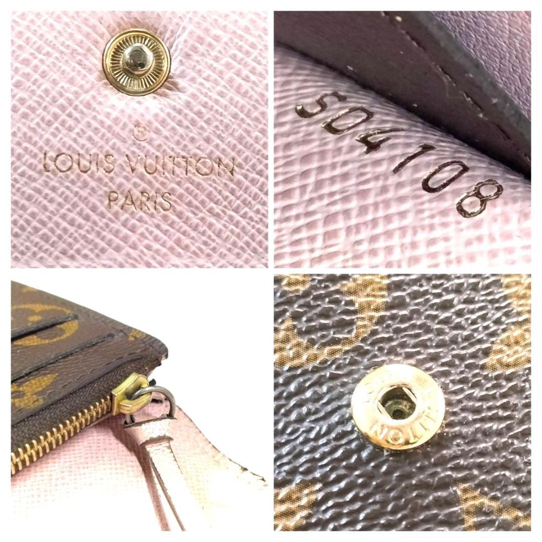 【ゆづ】モノグラム ポルトフォイユ エミリー ローズバレリーヌ ヴィトン