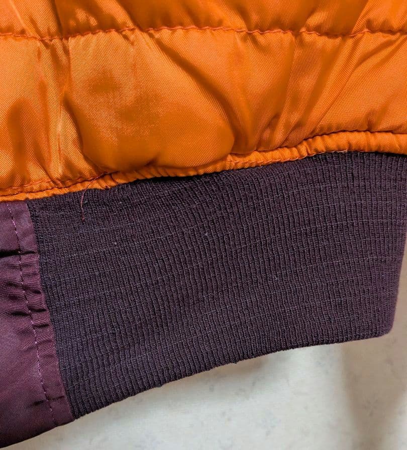 ALPHA ☆ マルーン リバーシブル MA-1 LARGE