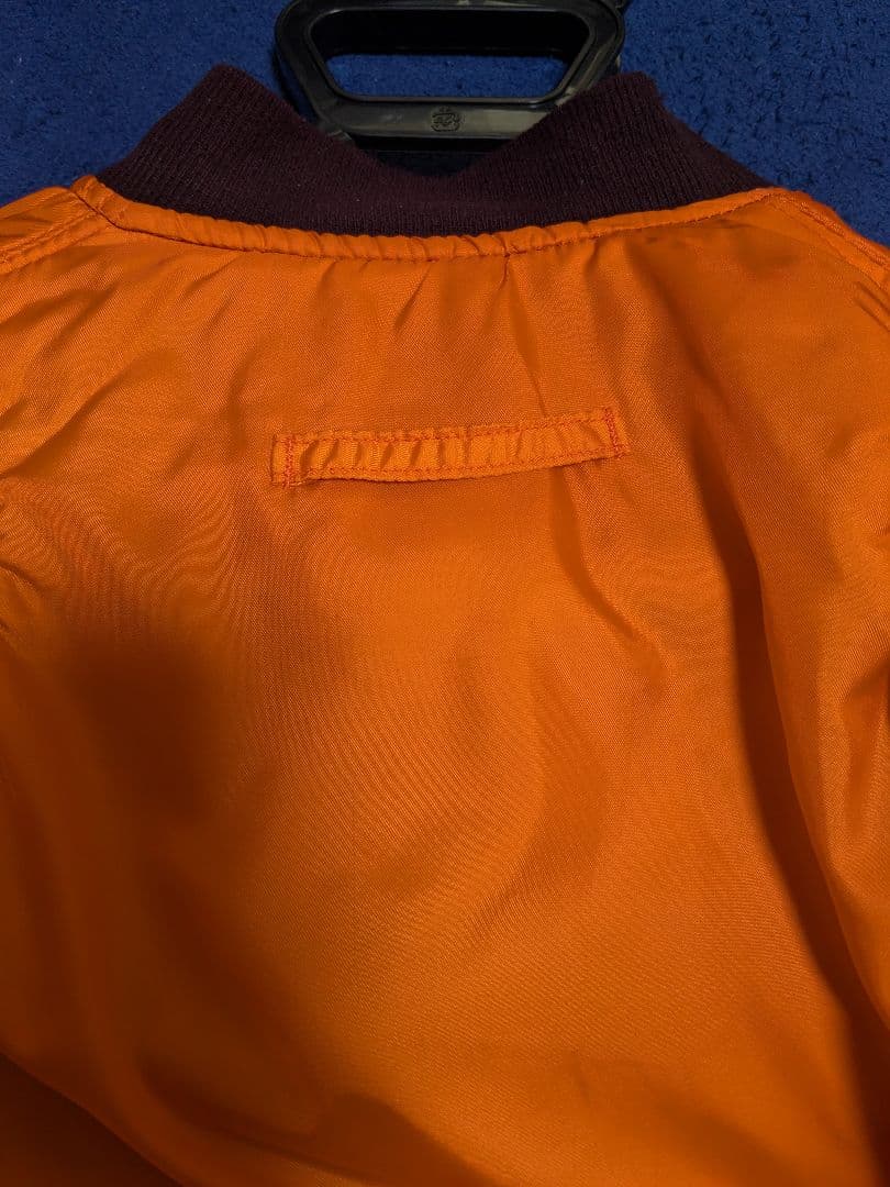 ALPHA ☆ マルーン リバーシブル MA-1 LARGE