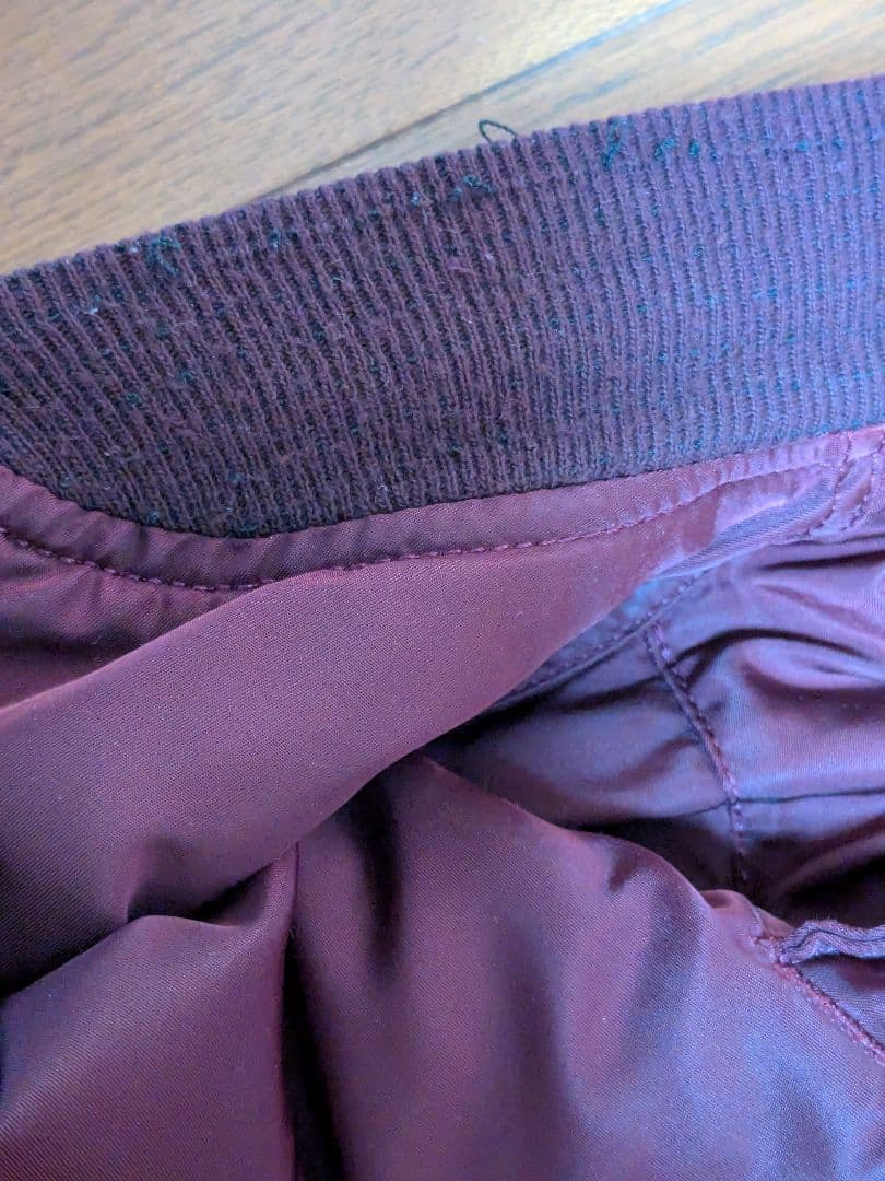 ALPHA ☆ マルーン リバーシブル MA-1 LARGE