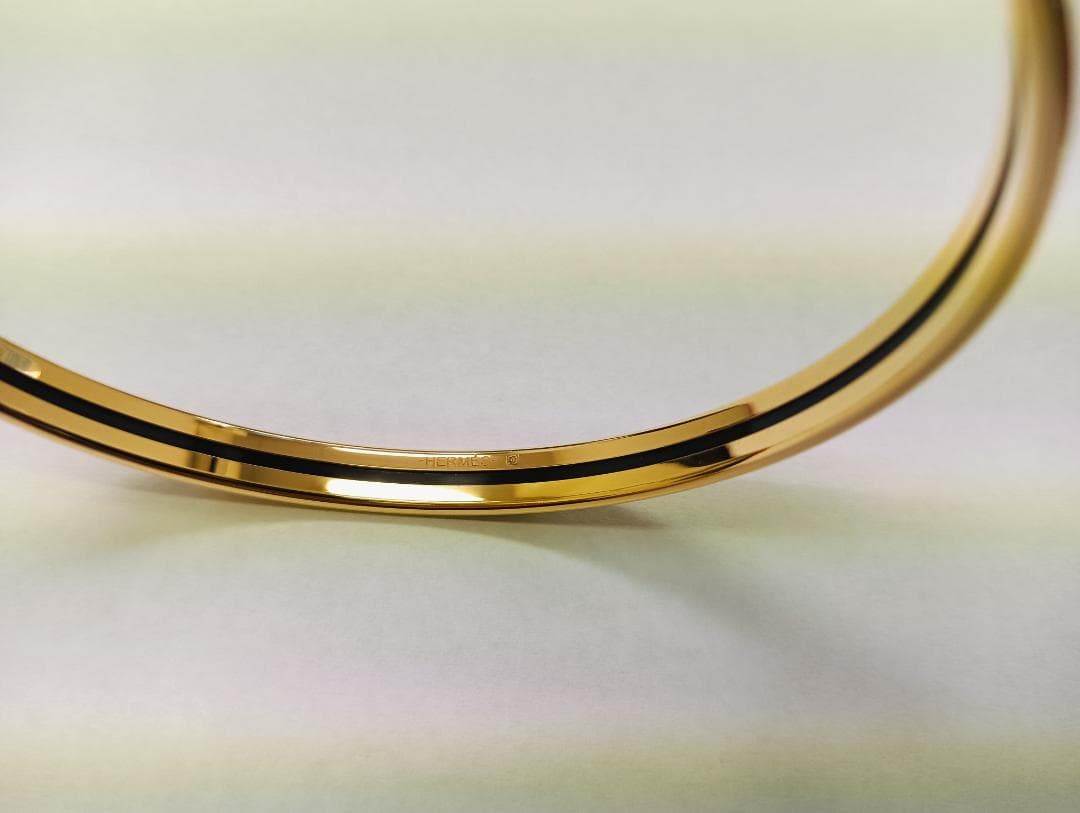 ★未使用品★ HERMES　エルメス　エナメルブレスレット 《ユニ》 サーブル