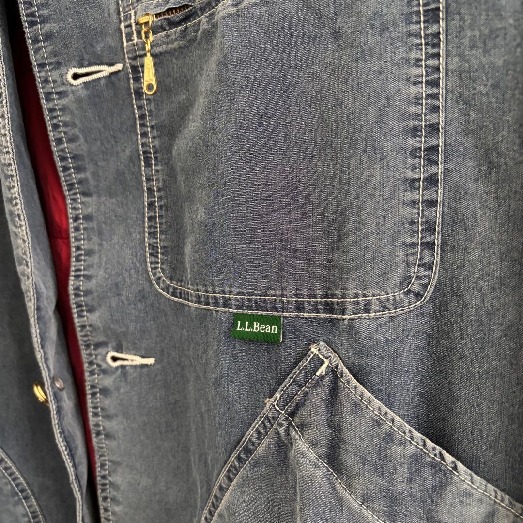 【極美品】L.L.Beanインサレーテッド インディゴ フィールドコート