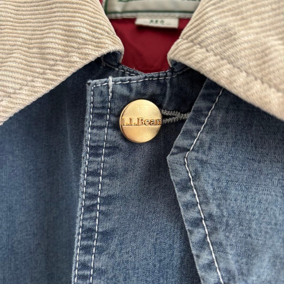 【極美品】L.L.Beanインサレーテッド インディゴ フィールドコート