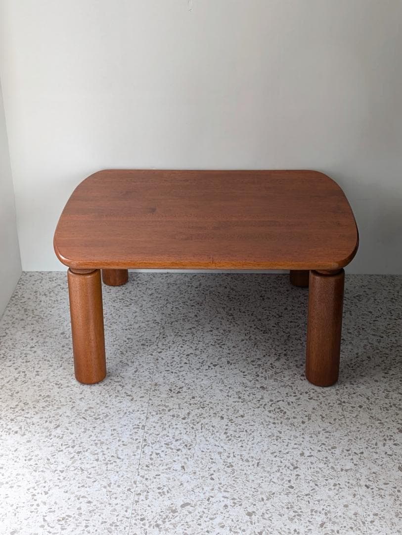 ビンテージ ウッド センターテーブル 木製 座卓 チェスナットブラウン