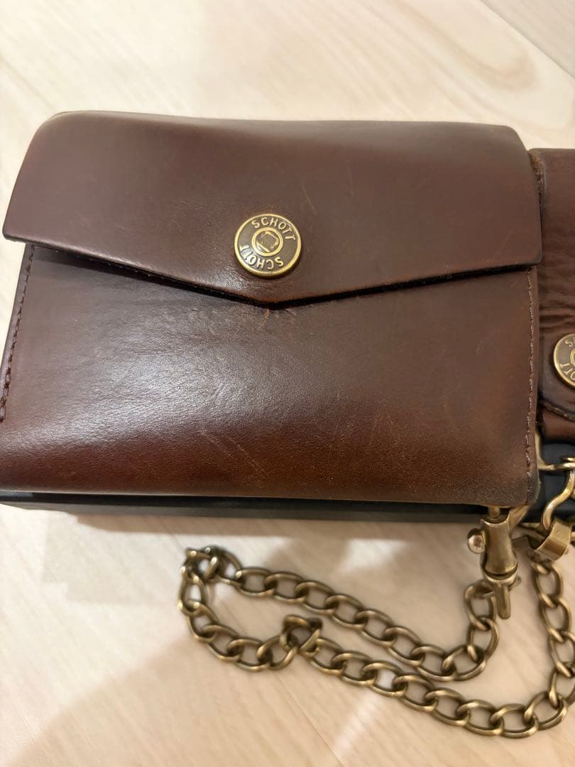 SCHOTT PERFECT WALLET MIDIUM クロムエクセルレザー