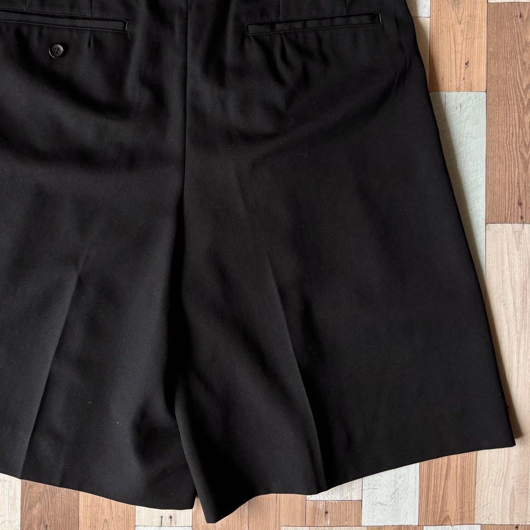【美品】COMME des GARÇONS 2タック ワイドショーツ 袴 W31