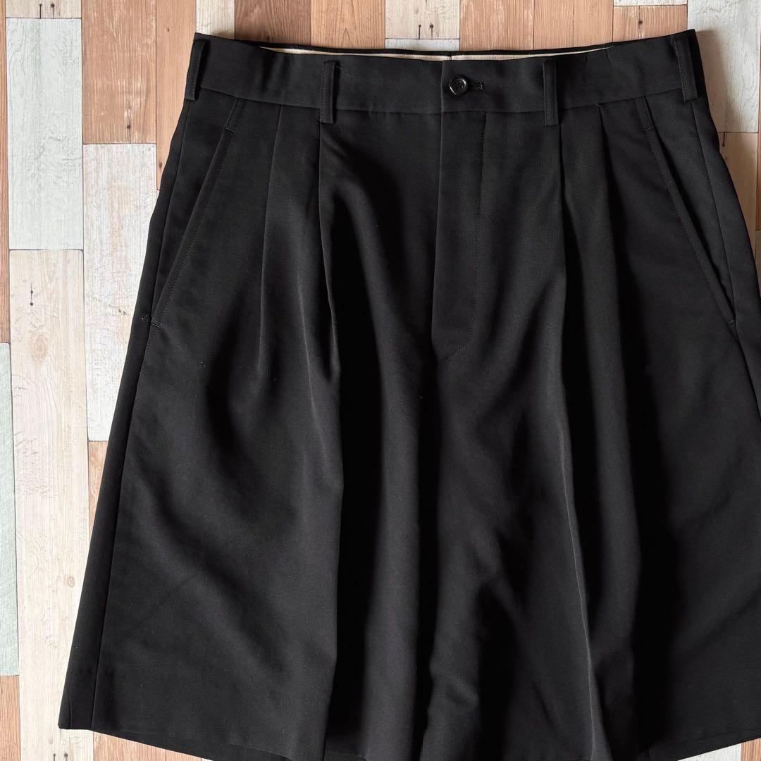 【美品】COMME des GARÇONS 2タック ワイドショーツ 袴 W31