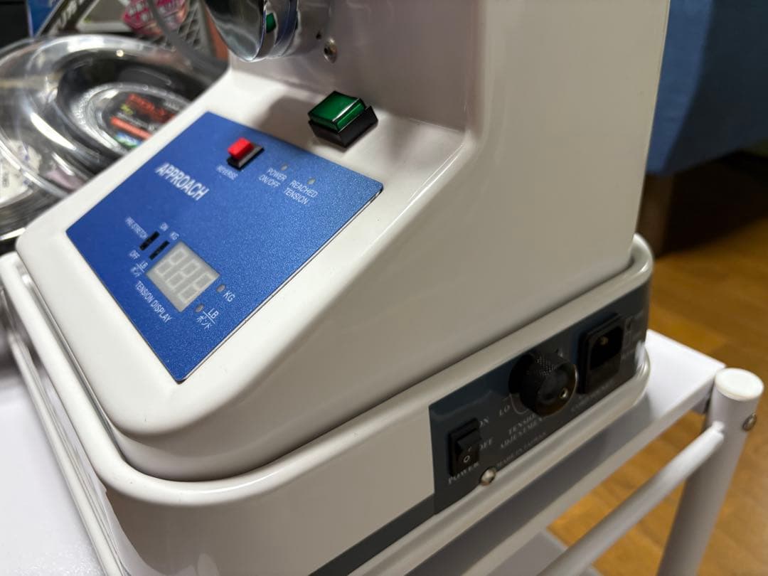 アプローチ 2023/5購入 電動 ガット張り ストリングマシン