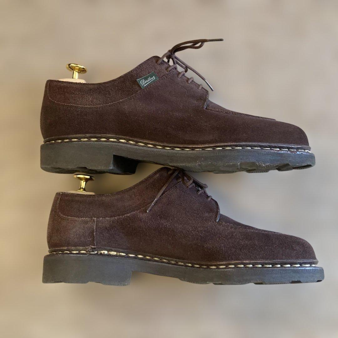 パラブーツ　アヴィニョン　チョコレート（ダークブラウン）スエード 5.5