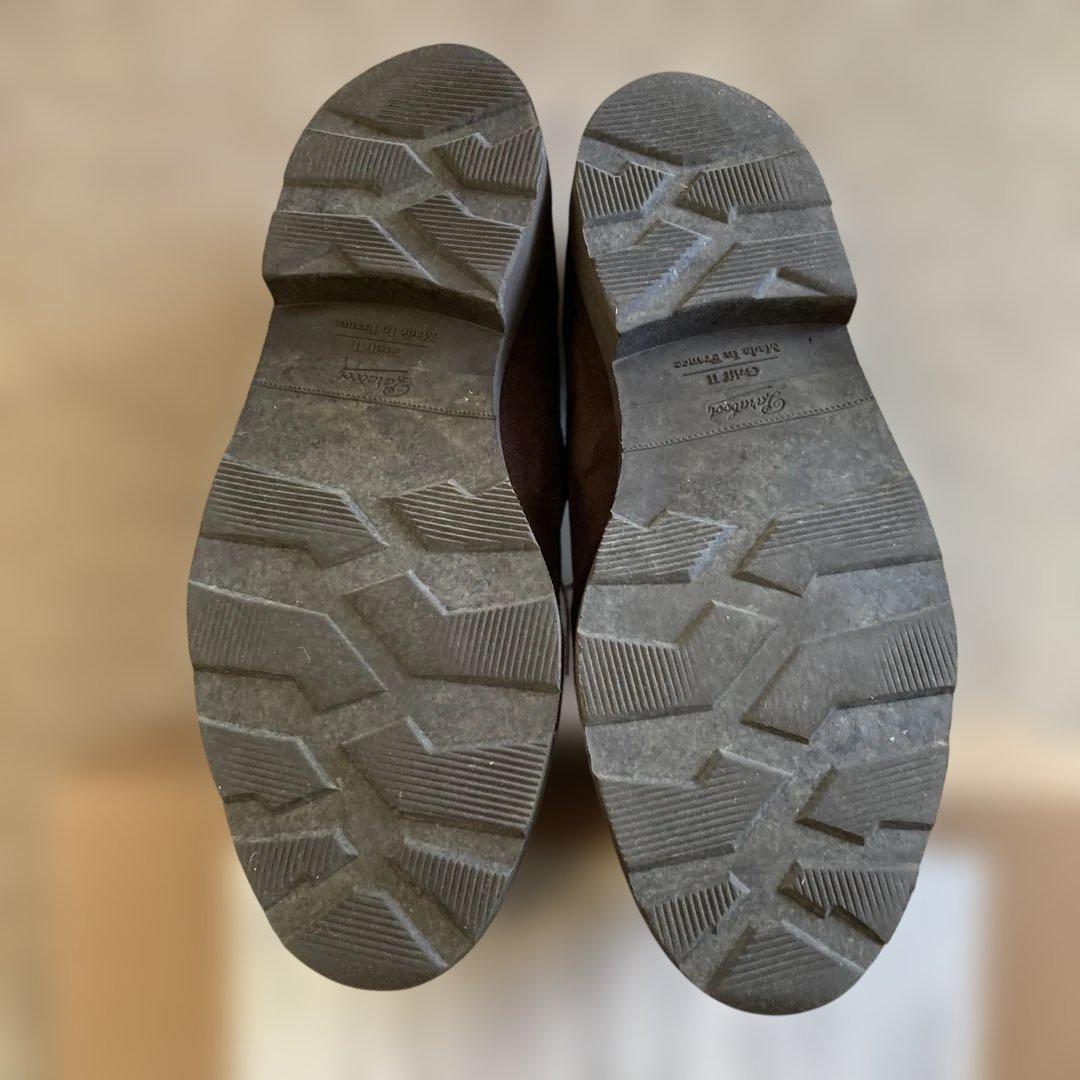 パラブーツ　アヴィニョン　チョコレート（ダークブラウン）スエード 5.5