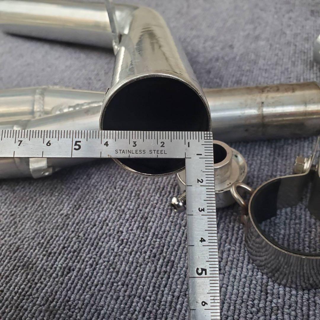 【美品激鳴き】CBX400F ヨシケン 40πフルアルミ4-2-1マフラー