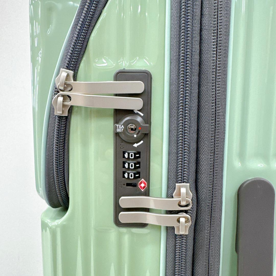 【極美品】OUTDOOR アウトドア スーツケース　アクアグリーン
