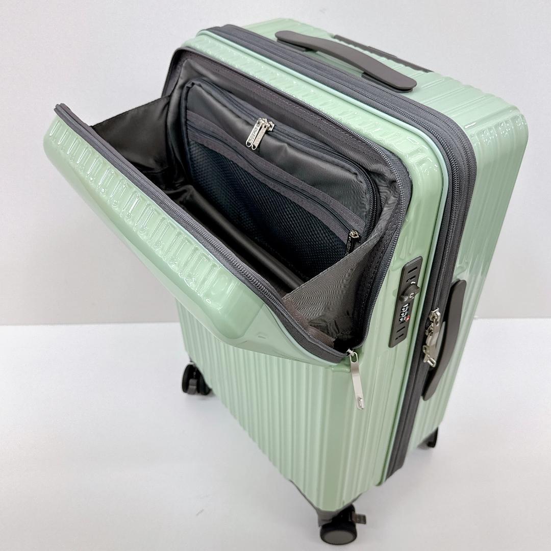【極美品】OUTDOOR アウトドア スーツケース　アクアグリーン
