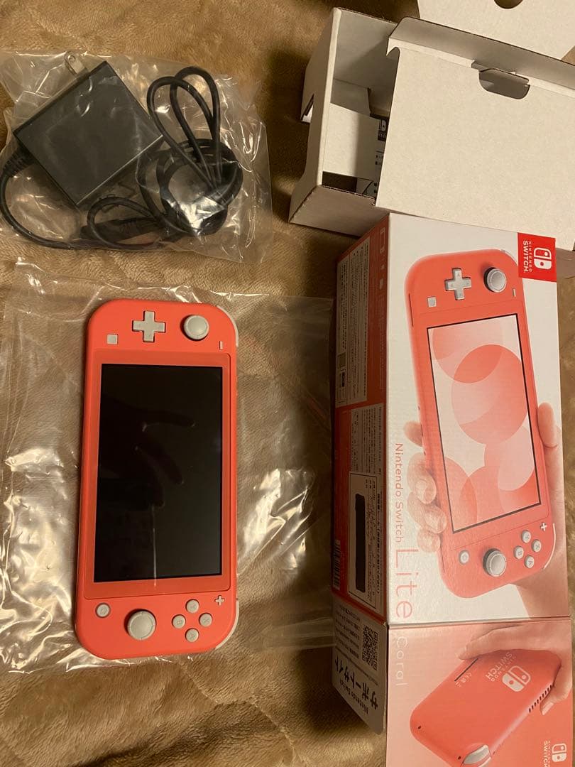 Nintendo Switch Lite ピンク 本体　プロコンSD128ケース