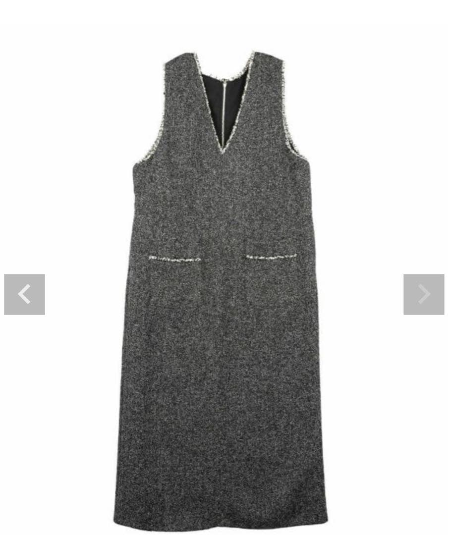 huitieme nid ツイード　ジャンパースカート