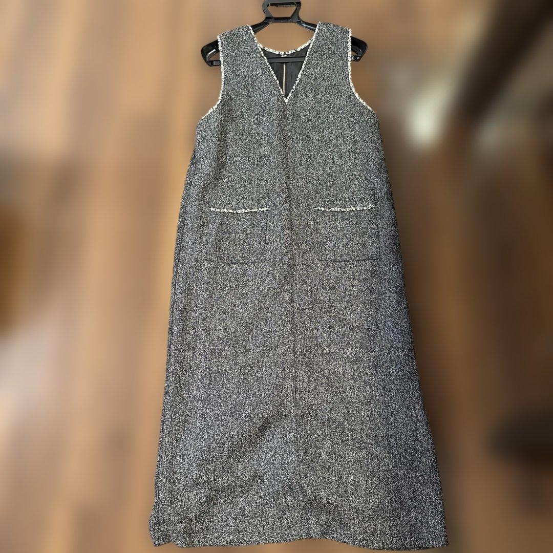 huitieme nid ツイード　ジャンパースカート