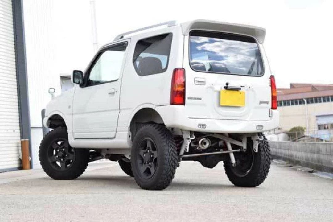 Bluefin スズキジムニー JB23 SUS 左出し砲弾シルバーマフラー