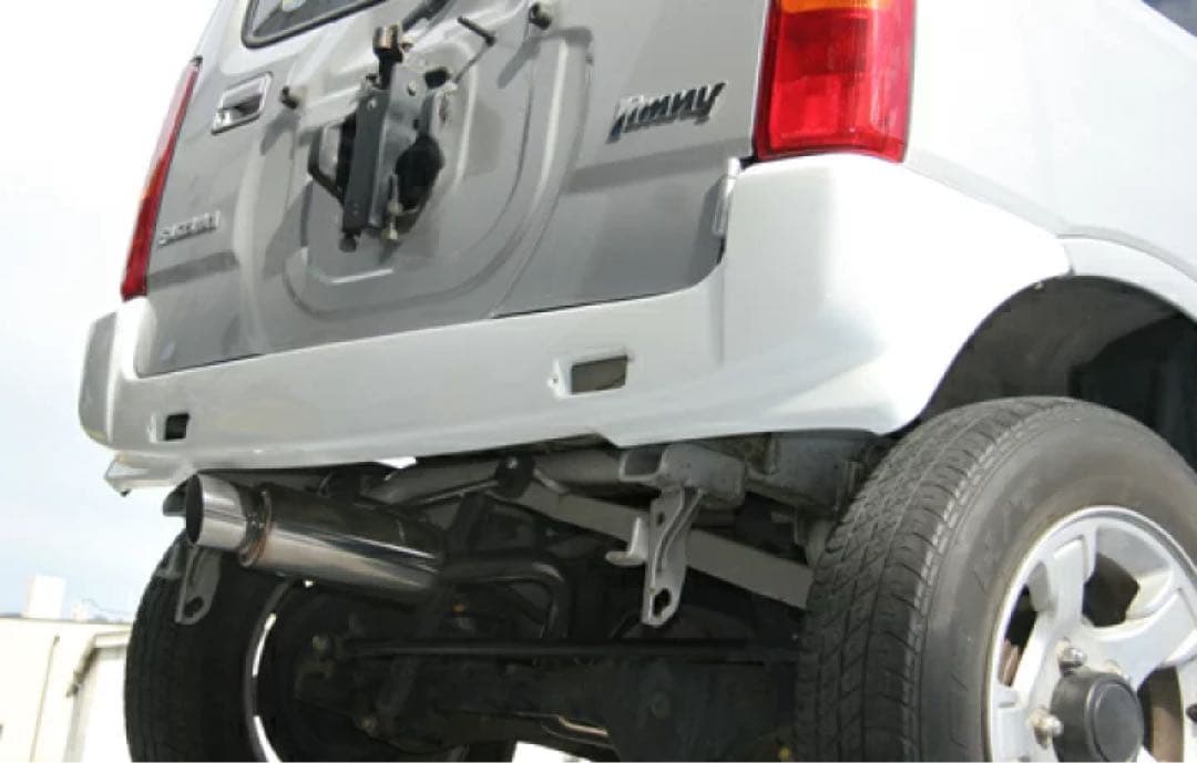 Bluefin スズキジムニー JB23 SUS 左出し砲弾シルバーマフラー