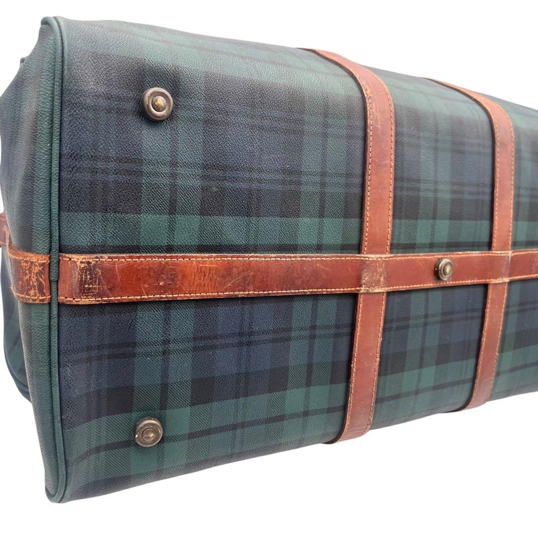 【売り切り価格】RALPH LAUREN ボストンバッグ グリーン レザー