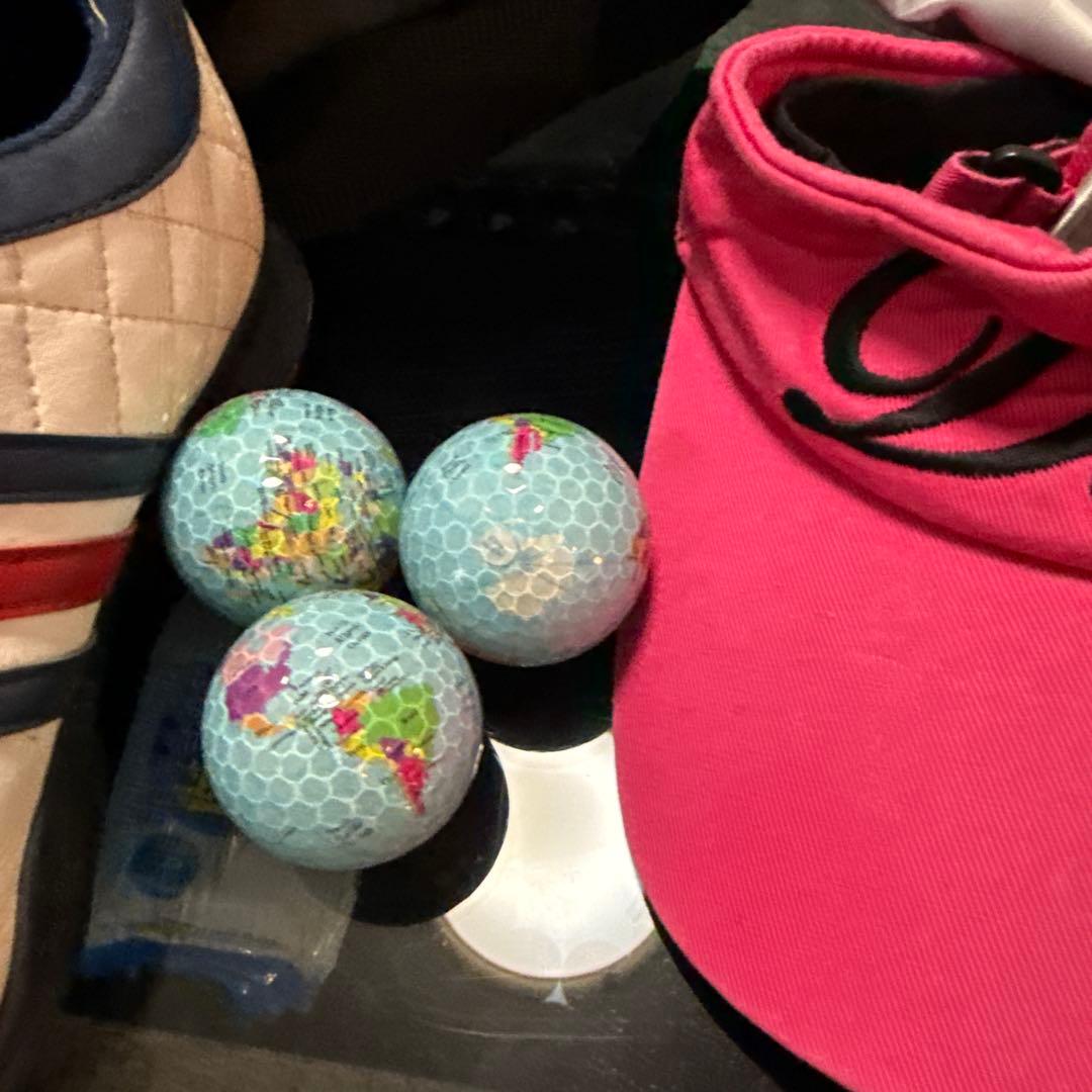 ゴルフバッグ・シューズ・ボールセット　レディースまとめ売り