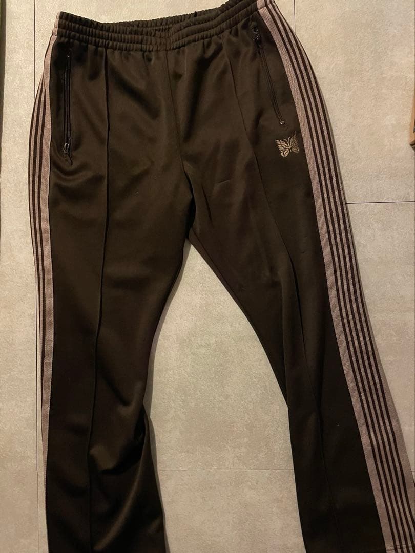 ゆ*ん様 <希少>Needles トラックパンツ ナロー　ブラウン　ベージュ　サ