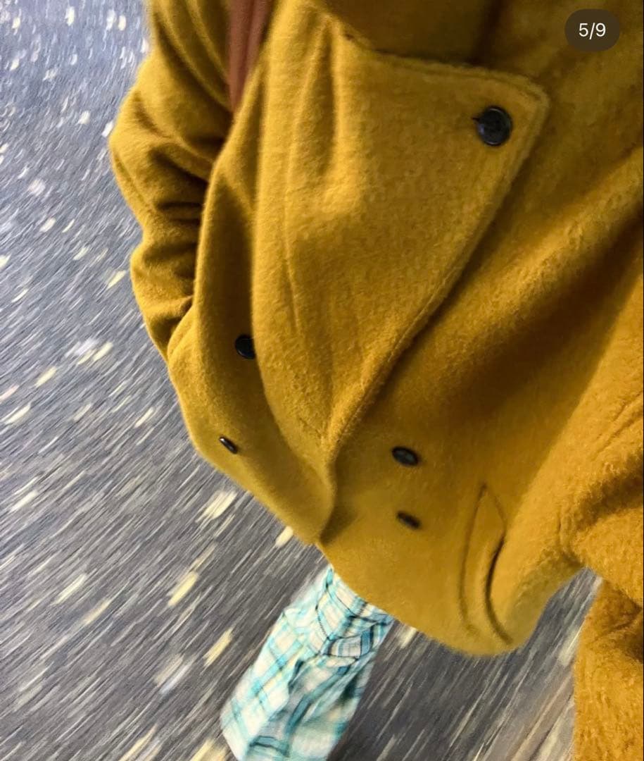 ジャケット・アウター CLANE OVER LINE DOUBLE COAT