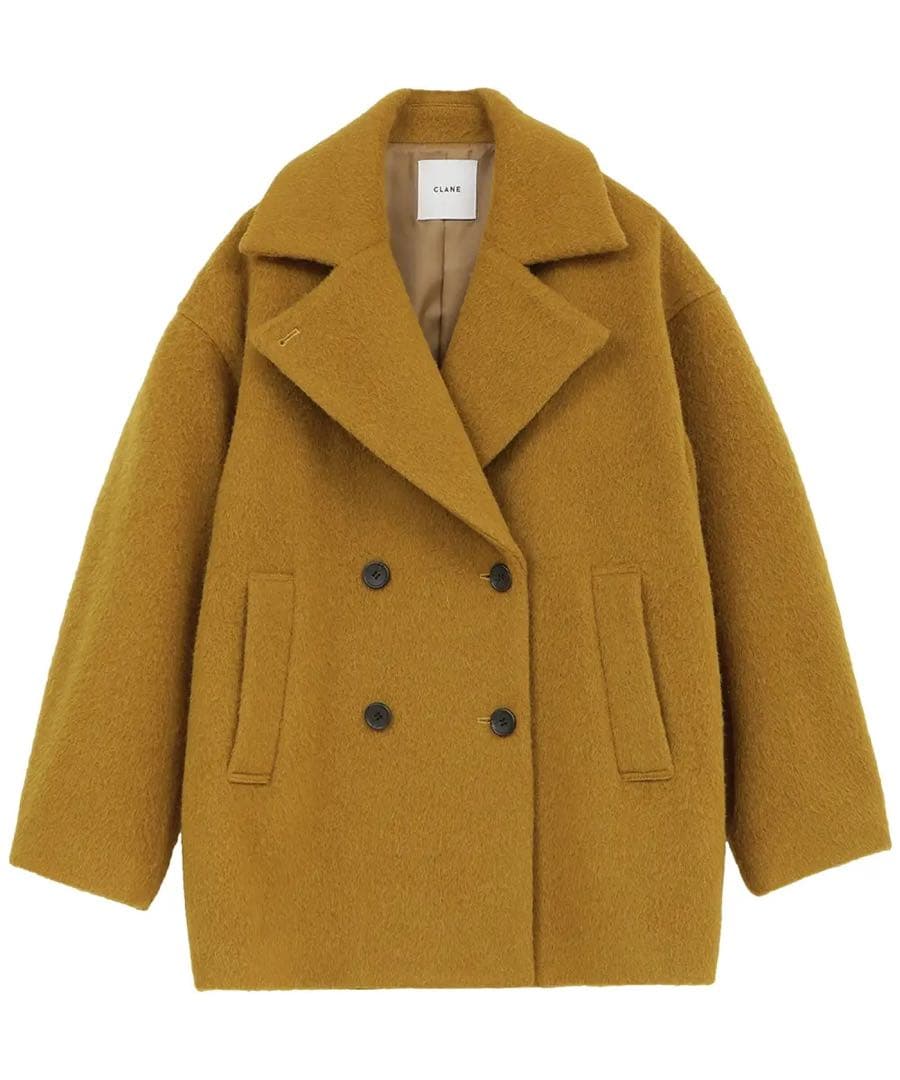 ジャケット・アウター CLANE OVER LINE DOUBLE COAT