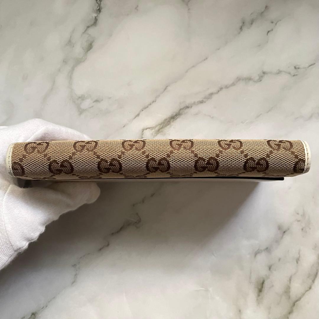 GUCCI グッチ ラブリーハート GGキャンバス 長財布　0108-⑩