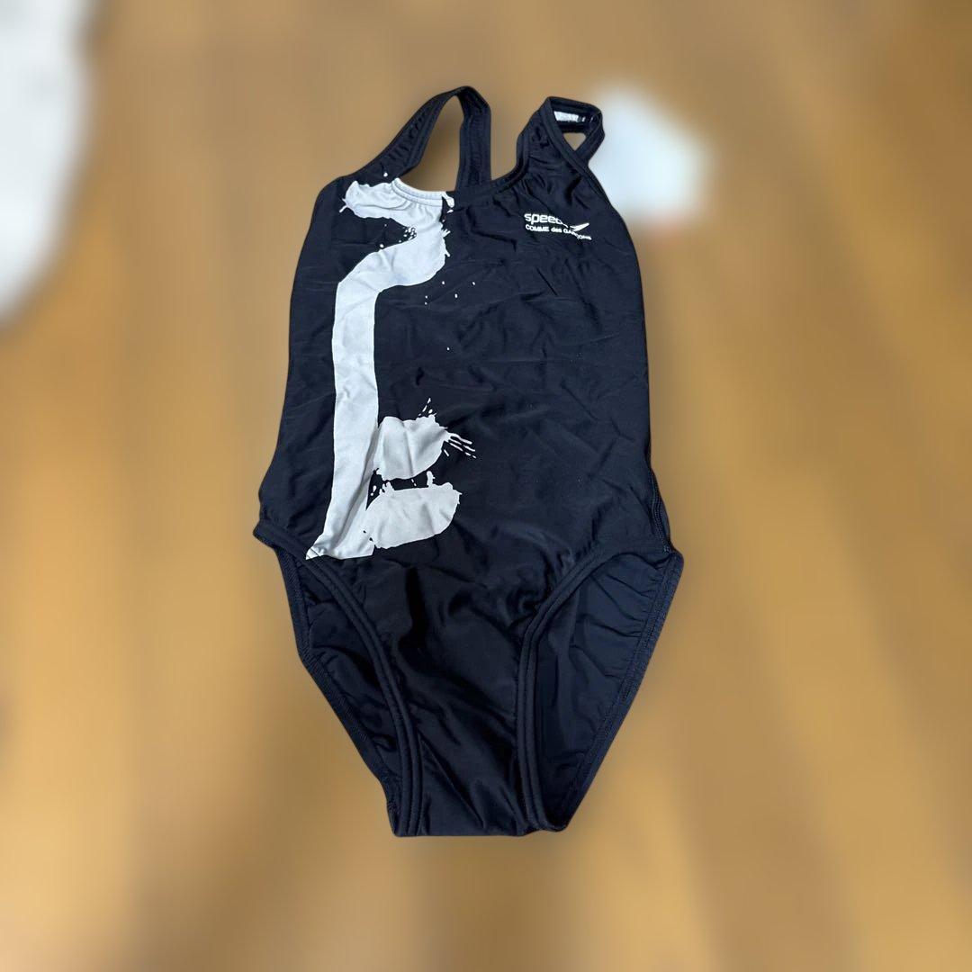 Speedo Comme des Garçons ブラック ワンピース水着 XS