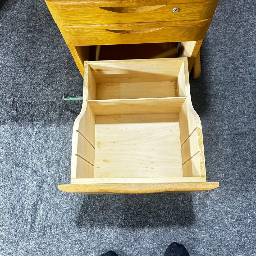 karimoku 学習机セット オーク材 天然木 シンプル 家具 d4937