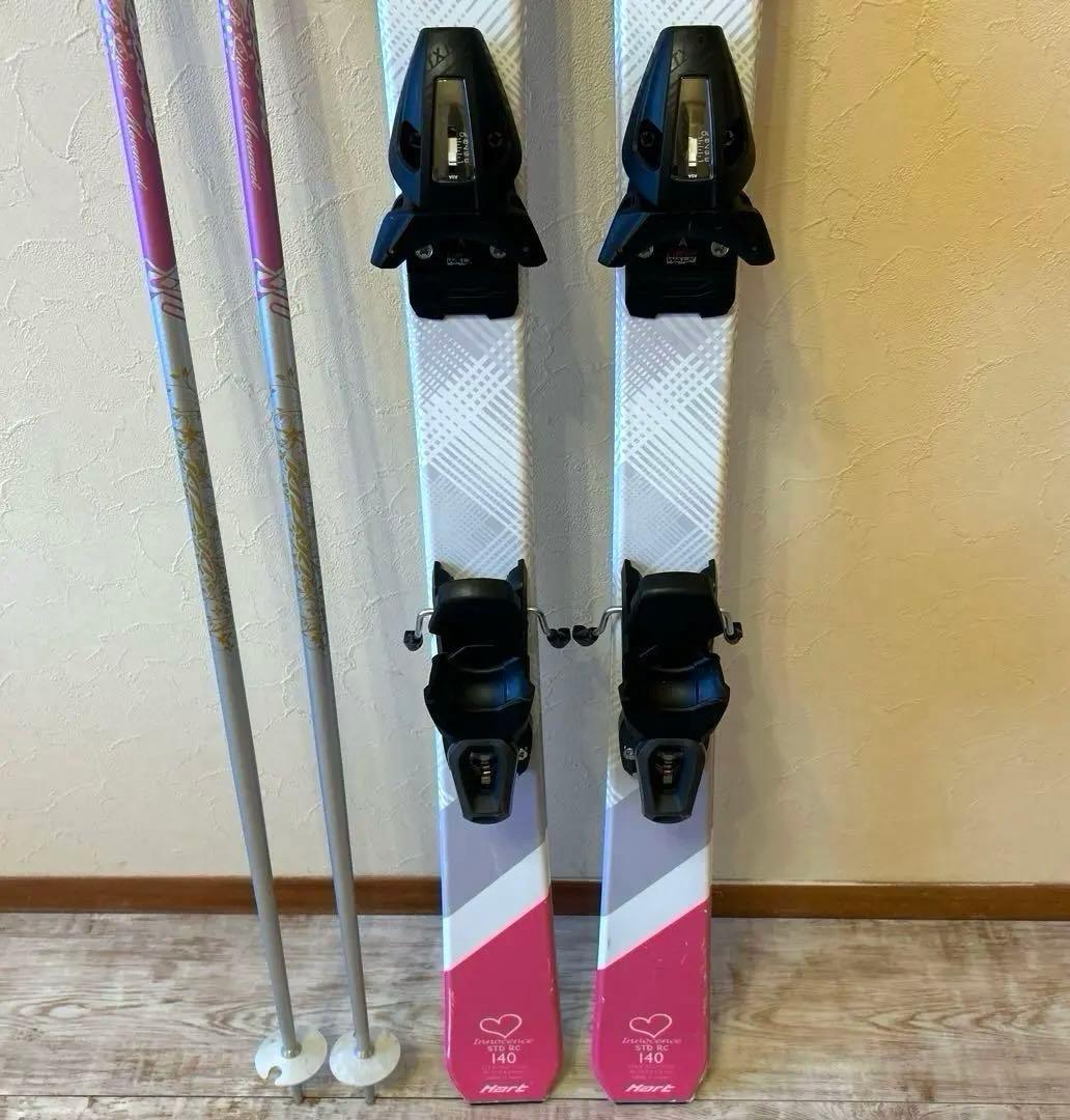 ◾️カービングスキーセット　スキー板140㎝ ブーツ24㎝　子供用　ジュニア用