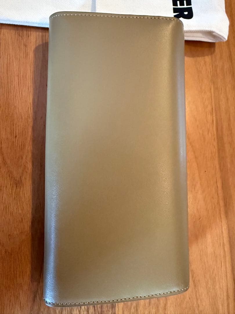 JIL SANDER グレー 長財布 保存袋付き
