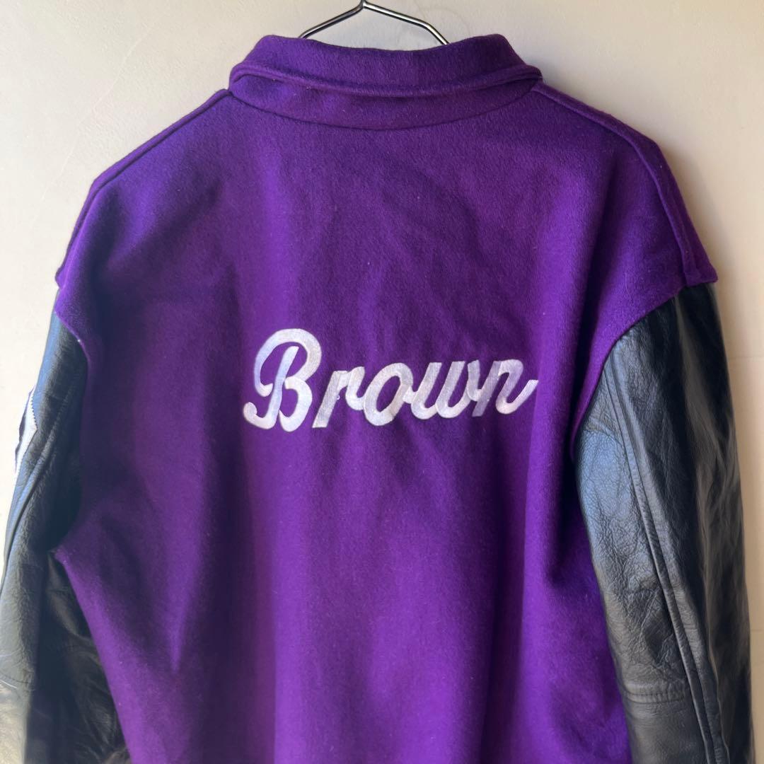 made in USA 襟付　スタジャン　ワッペン　刺繍　NEEF