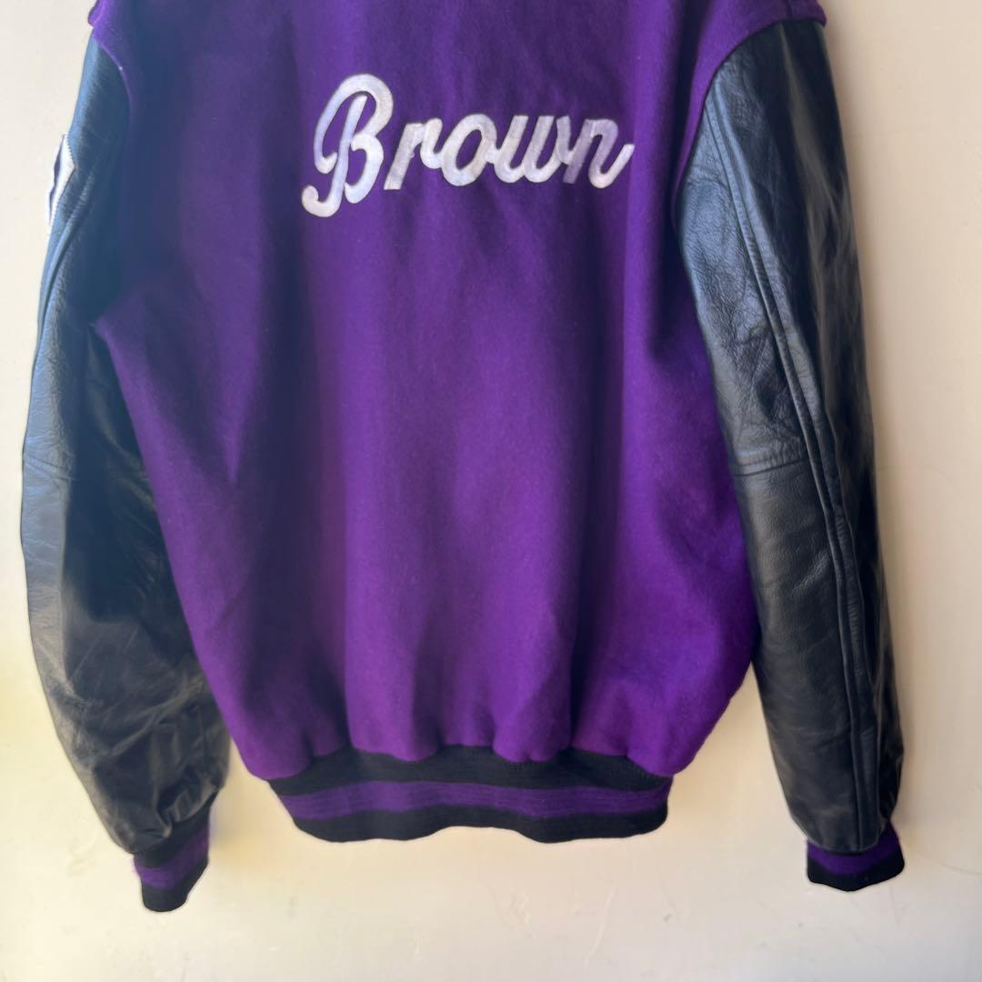 made in USA 襟付　スタジャン　ワッペン　刺繍　NEEF