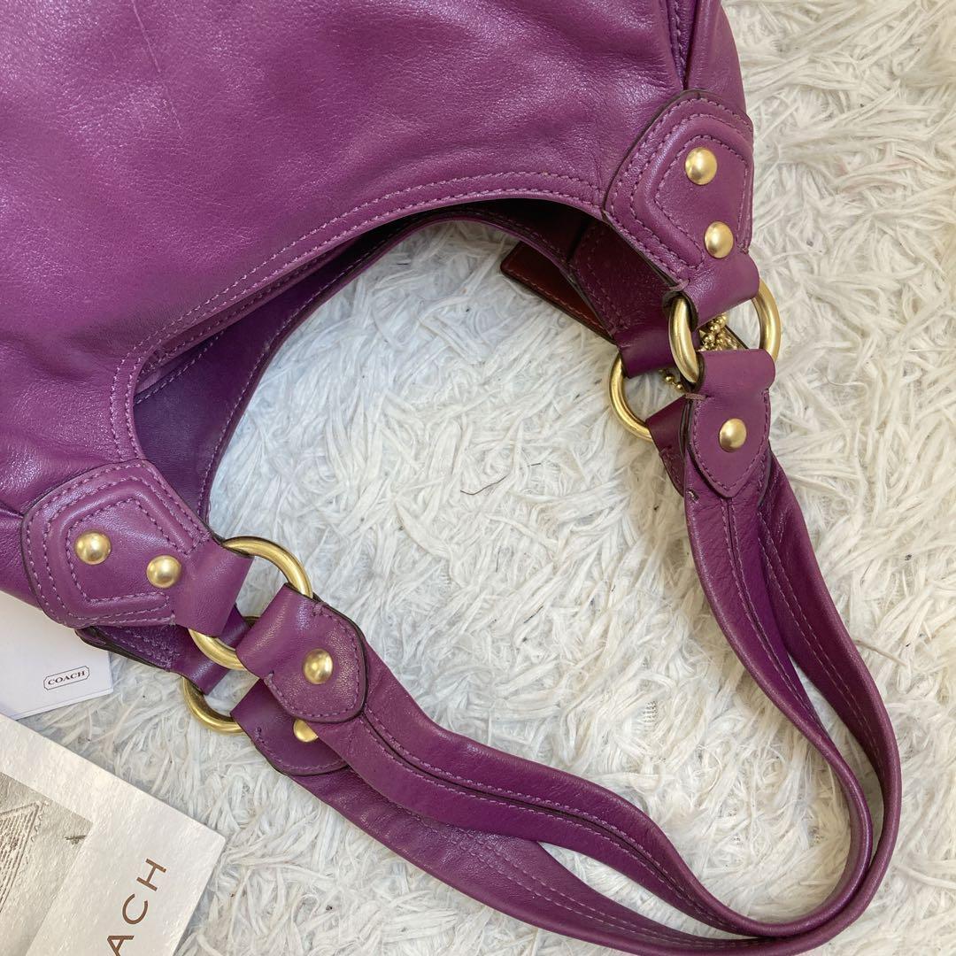 極美品 vintage coach old archive hobo