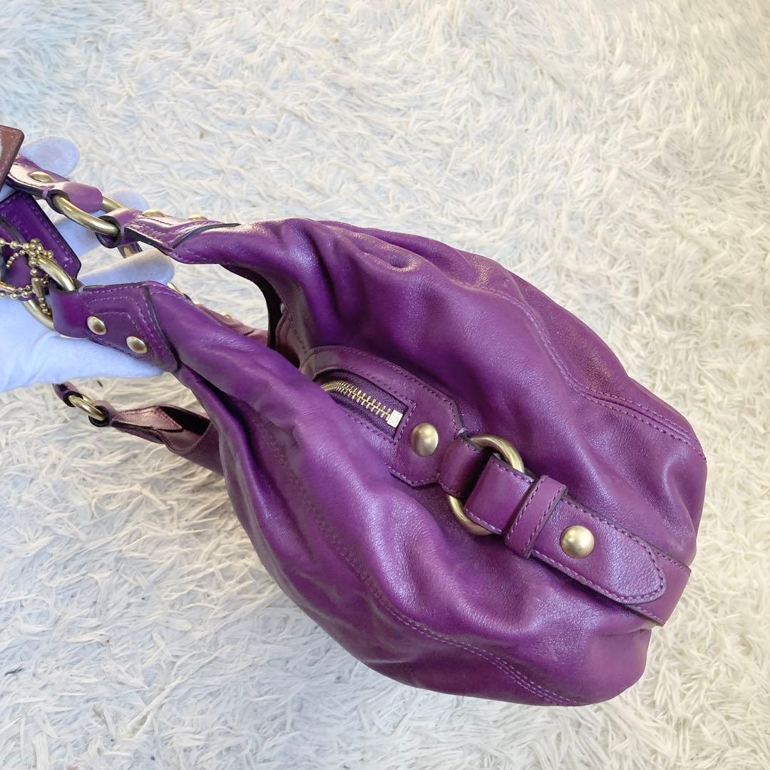 極美品 vintage coach old archive hobo