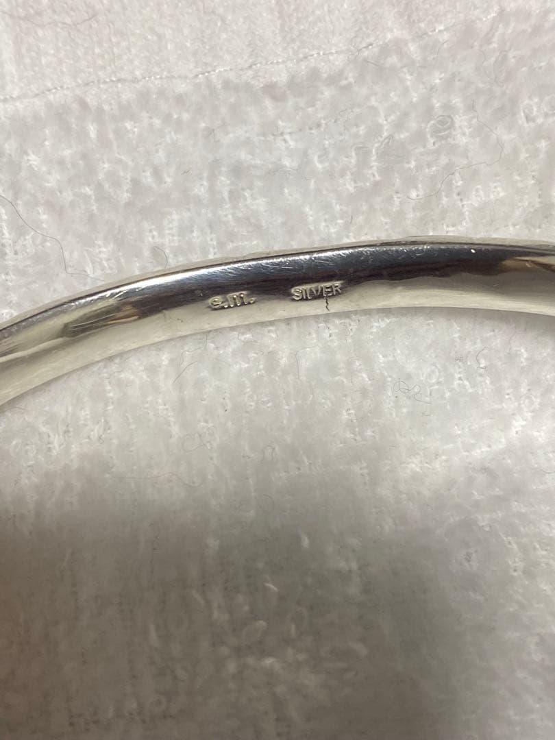 e.m. シルバースタッズバングル SPB-AB08