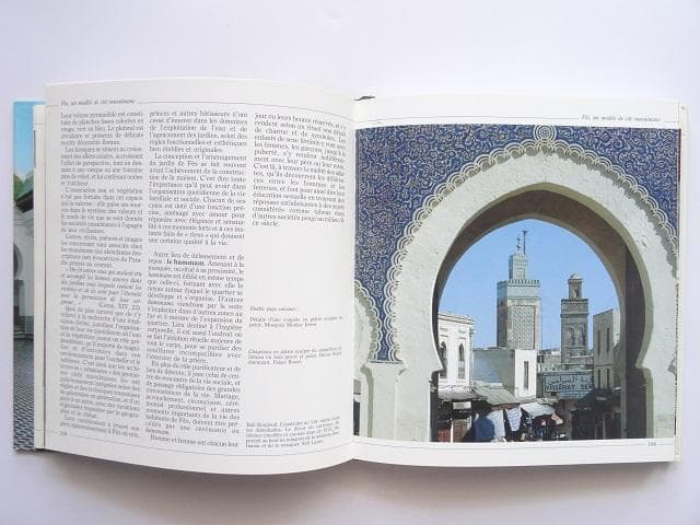 洋書◆フェズ写真集 芸術と知識の街 本 フェス イスラム 建物 風景 景色