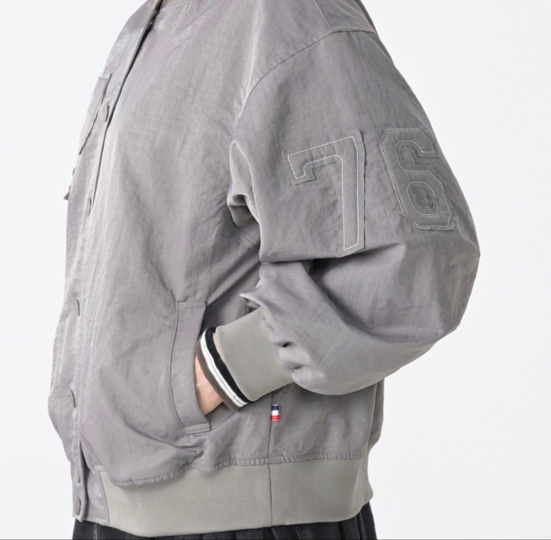 【新品未使用】 person's ぷっくりロゴライト　スタジャン　ネイビー　Ｓ