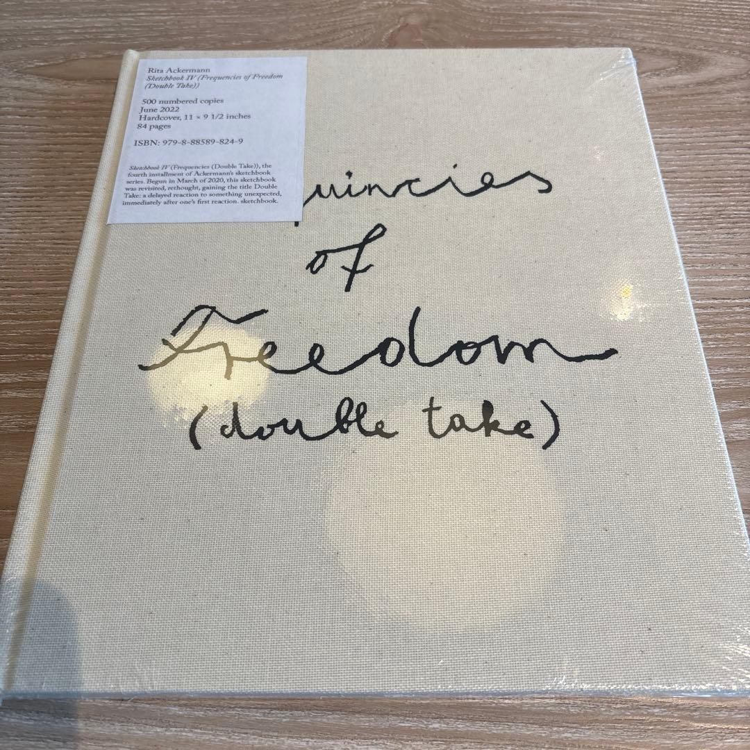 未開封　Rita Ackermann sketchbook Ⅳ